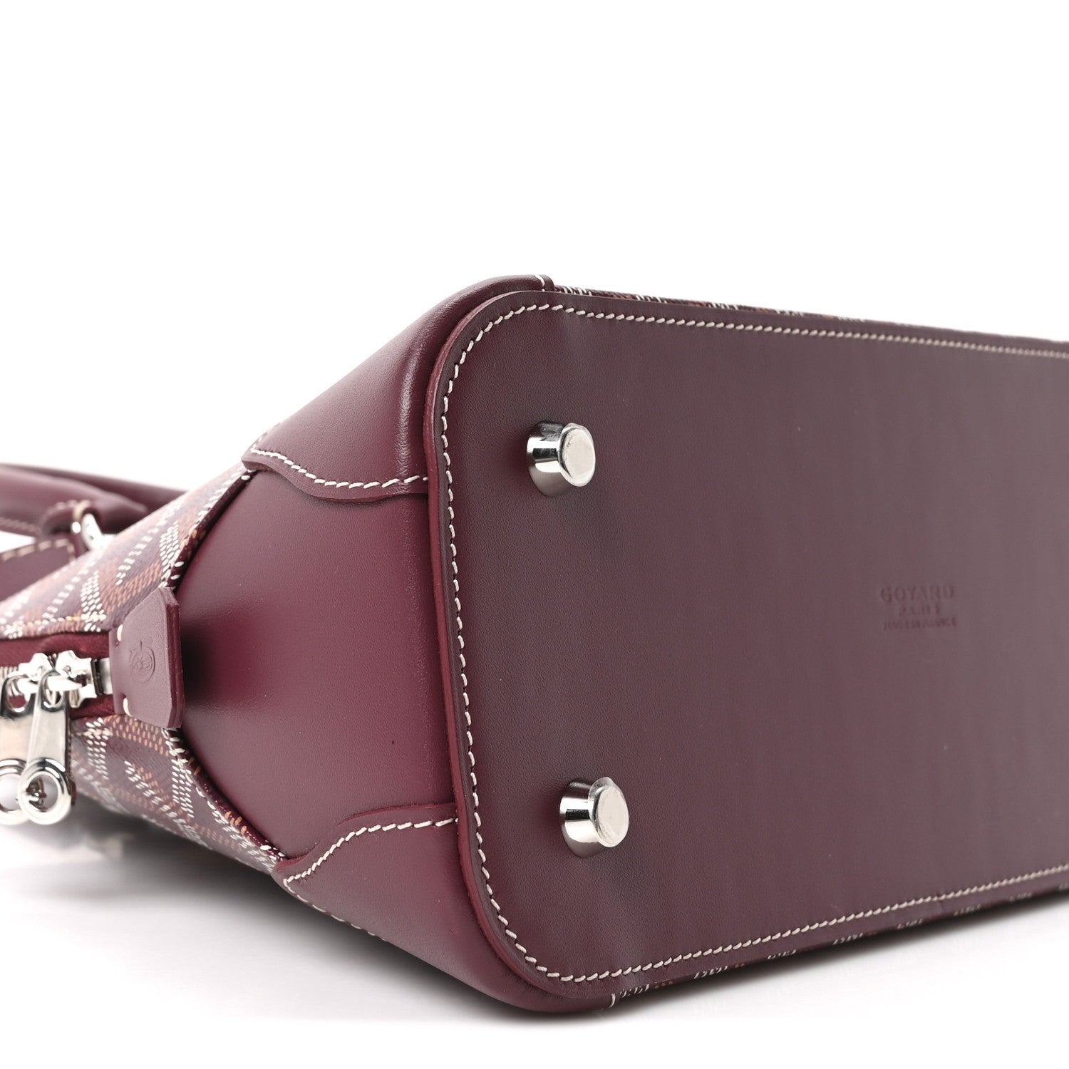 Goyard Goyardine Mini Vendome Burgundy 8 of 9