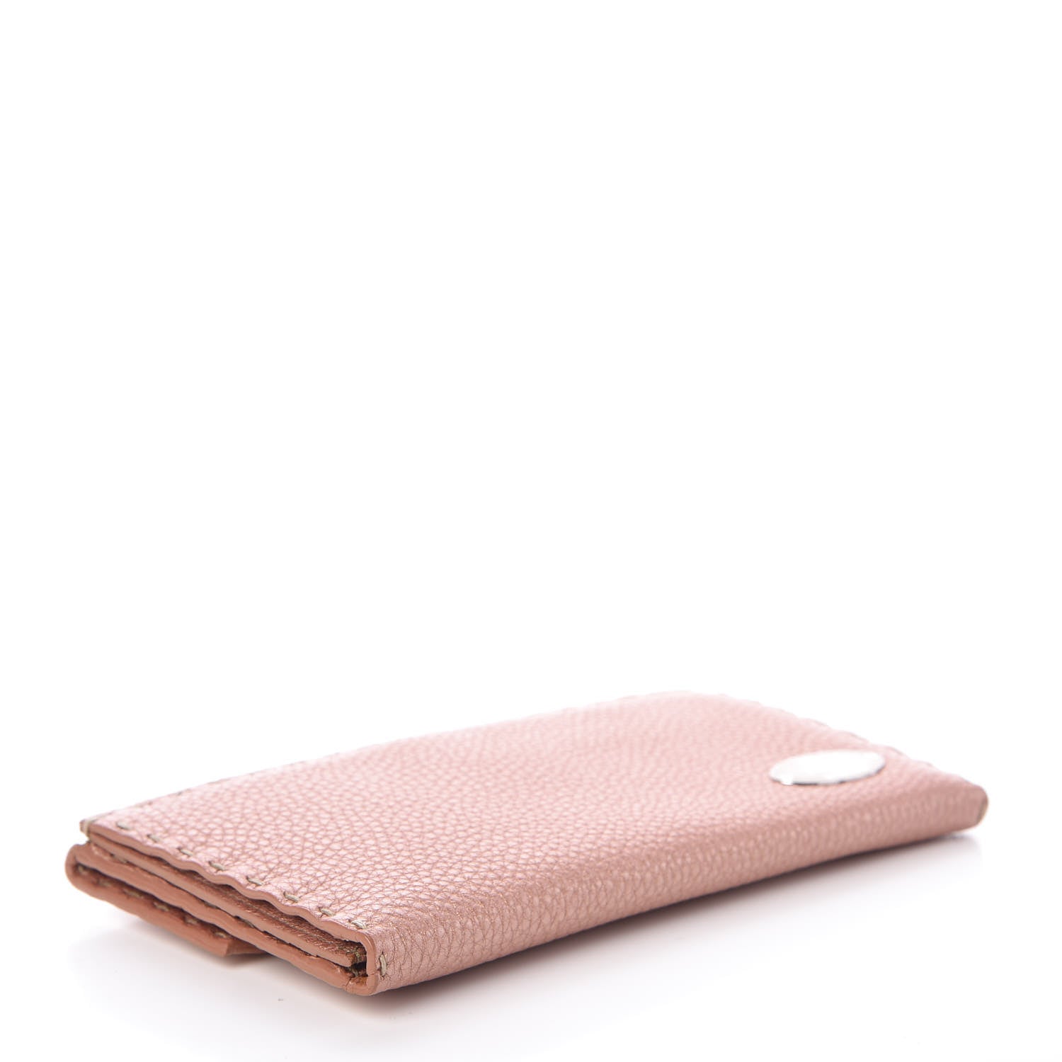Fendi Cuoio Romano Selleria Long Wallet Bois De Rose 4 of 6
