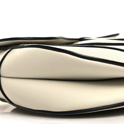 Christian Dior Grained Calfskin Saddle Bag With Strap Latte 9 of 11