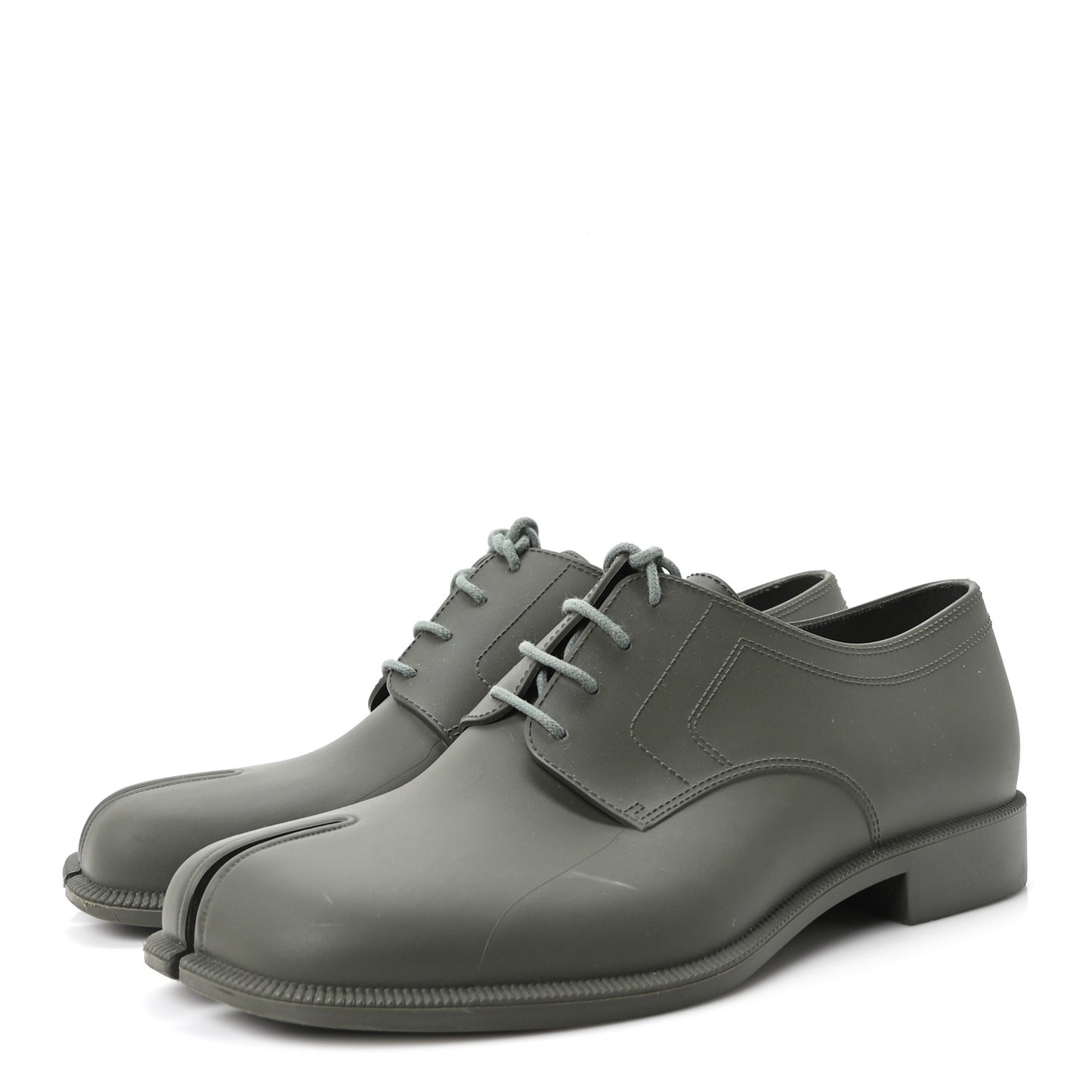 PVC Tabi Lace-Ups Derby 41 Green