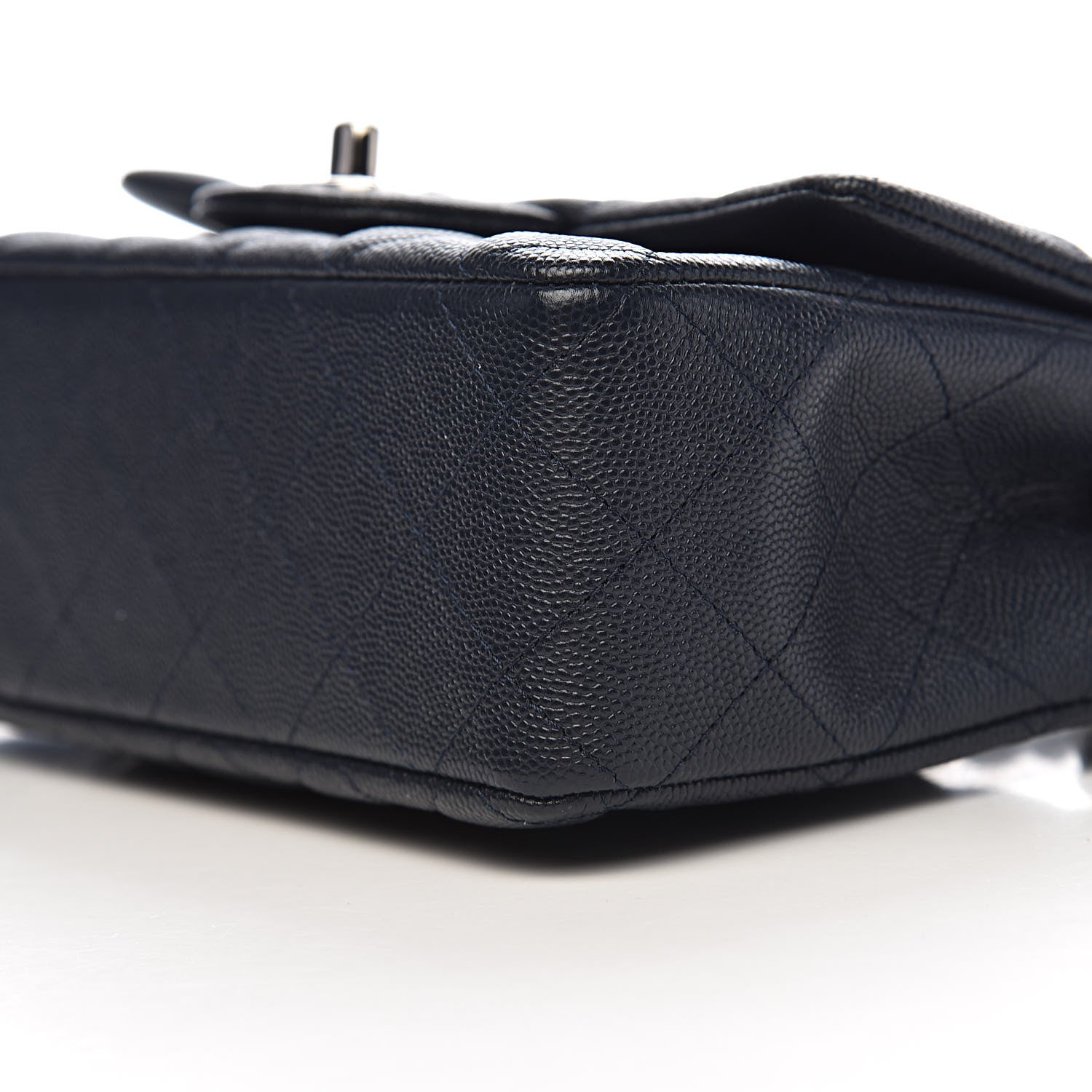 Chanel Caviar Quilted Mini Rectangular Flap Navy 9 of 11