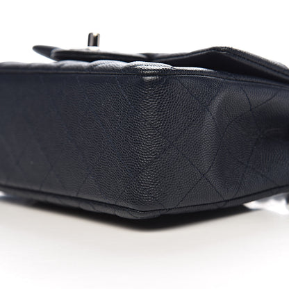 Chanel Caviar Quilted Mini Rectangular Flap Navy 9 of 11