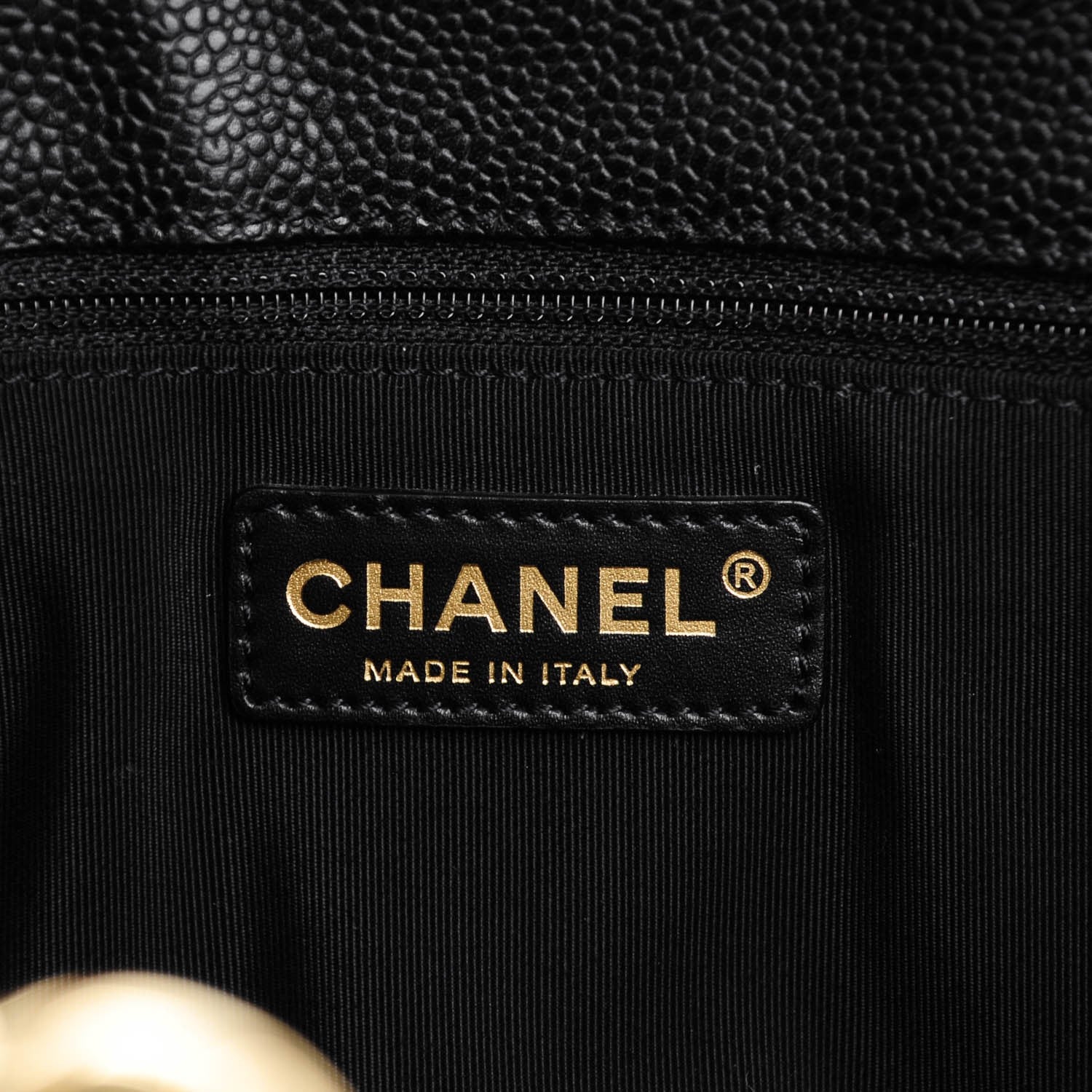Chanel Caviar Quilted Grand Shopping Tote GST Black 6 of 7