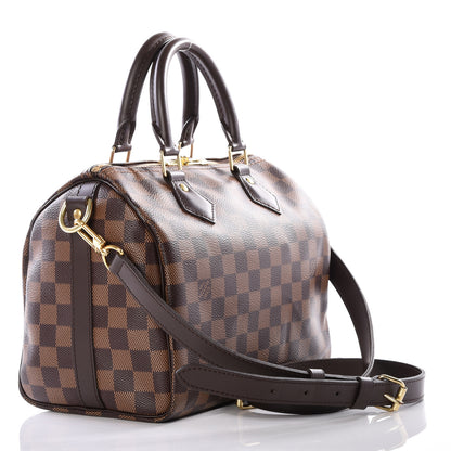 Louis Vuitton Damier Ebene Speedy Bandouliere 25 2 of 12