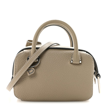 Delvaux Taurillon Soft Nano Cool Box Satchel Tourterelle Ivory 1 of 10