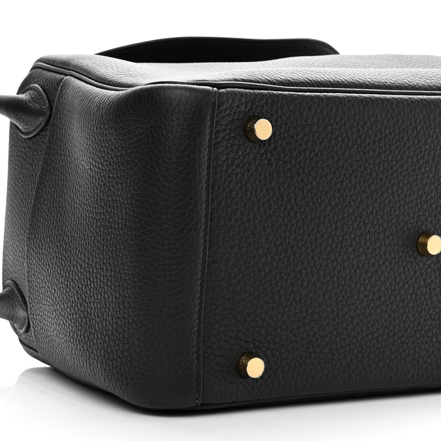 Hermes Taurillon Clemence Lindy 30 Black 8 of 10