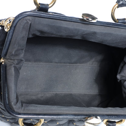 Marc Jacobs Quilted Leather Stardust Stam Black 7 of 7