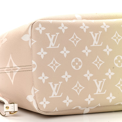Louis Vuitton Monogram Giant Spring In The City Neverfull MM Sunset Kaki 9 of 10