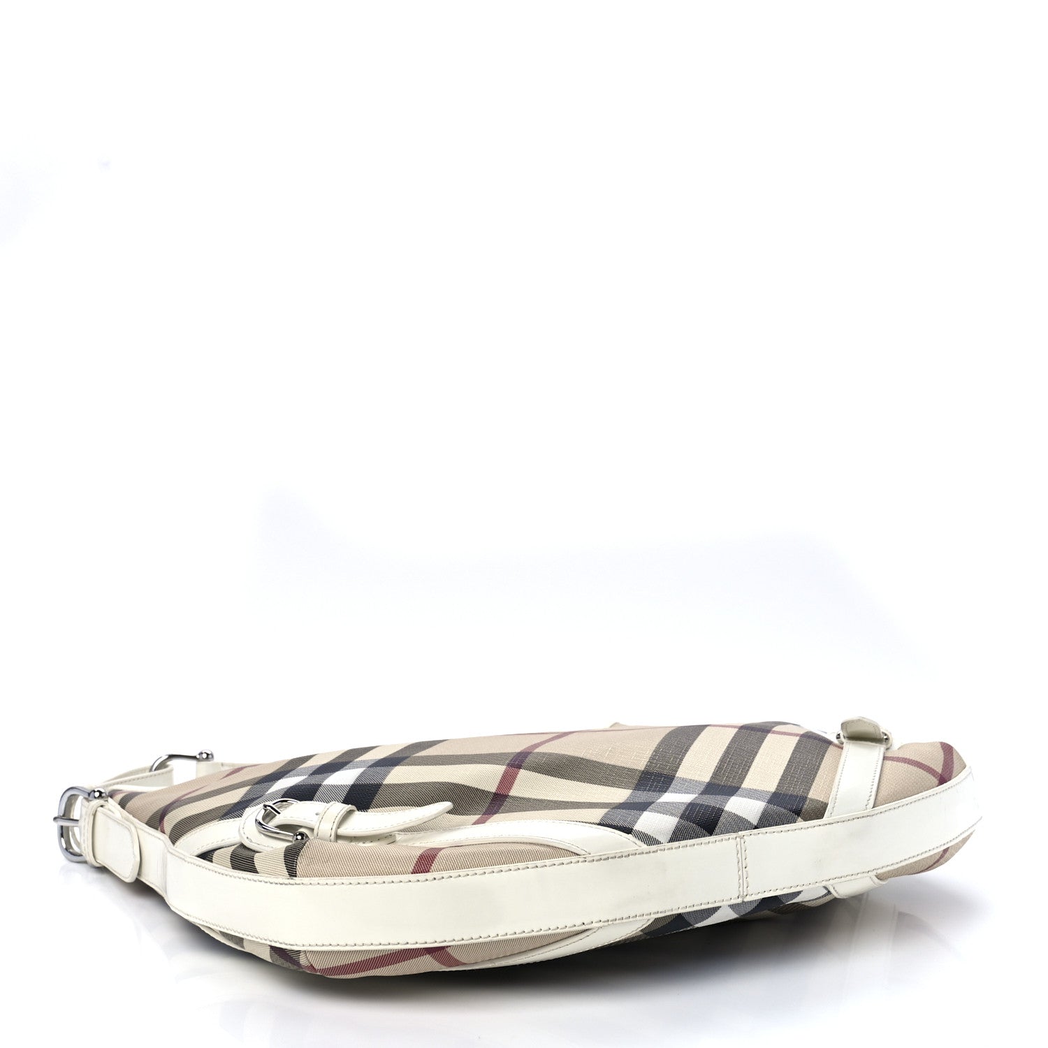 Burberry Supernova Check Large Larkin Hobo White 4 of 12
