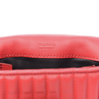 Tom Ford Calfskin Quilted Small Natalia Shoulder Bag Fire 6 of 10