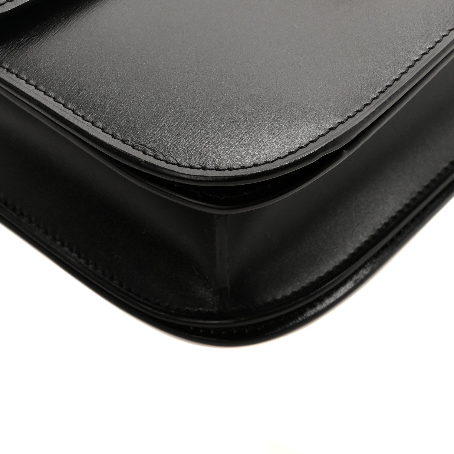 Celine Box Calfskin Medium Classic Box Flap Bag Black 9 of 11