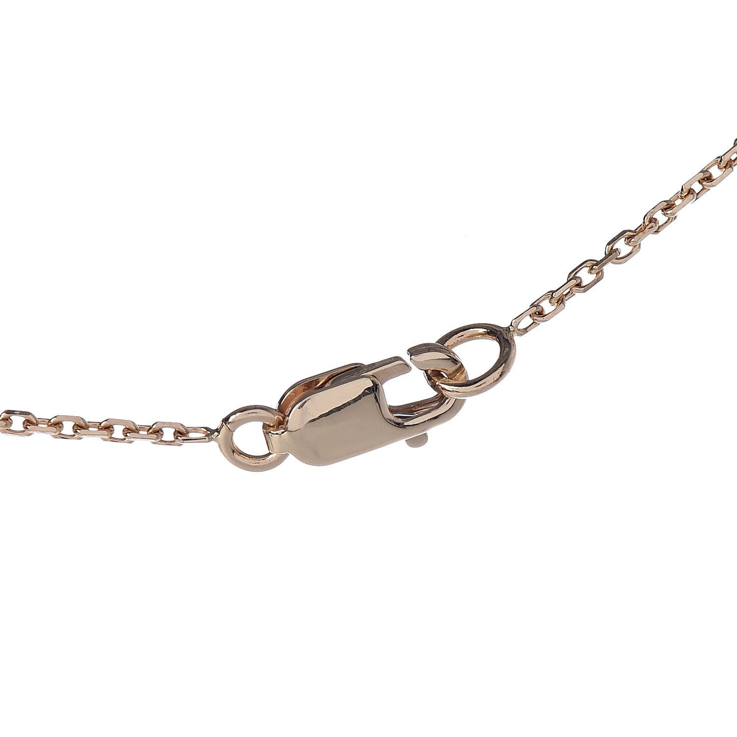 18K Yellow Gold Mother of Pearl Sweet Alhambra Pendant Necklace