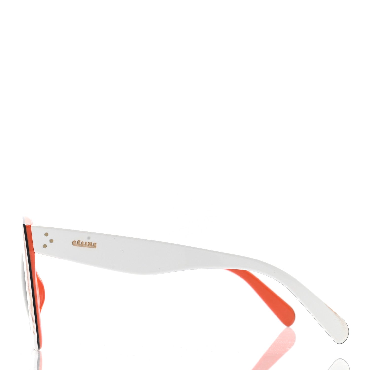 Celine Marta Sunglasses CL 41093/S White Orange 3 of 10