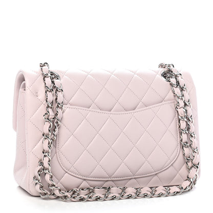 Chanel Lambskin Quilted Small Double Flap Light Purple 3 of 9