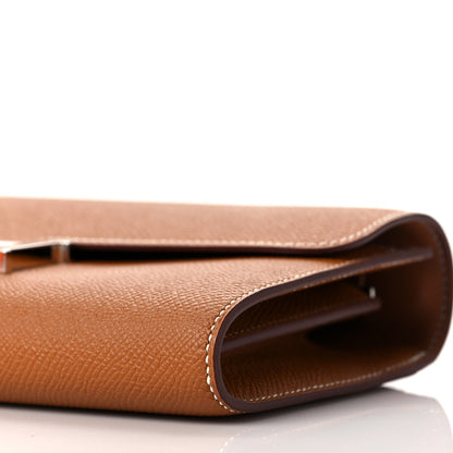 Hermes Epsom Constance Long Wallet To Go Gold 8 of 8