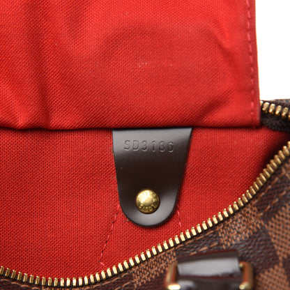Louis Vuitton Damier Ebene Speedy Bandouliere 25 6 of 9