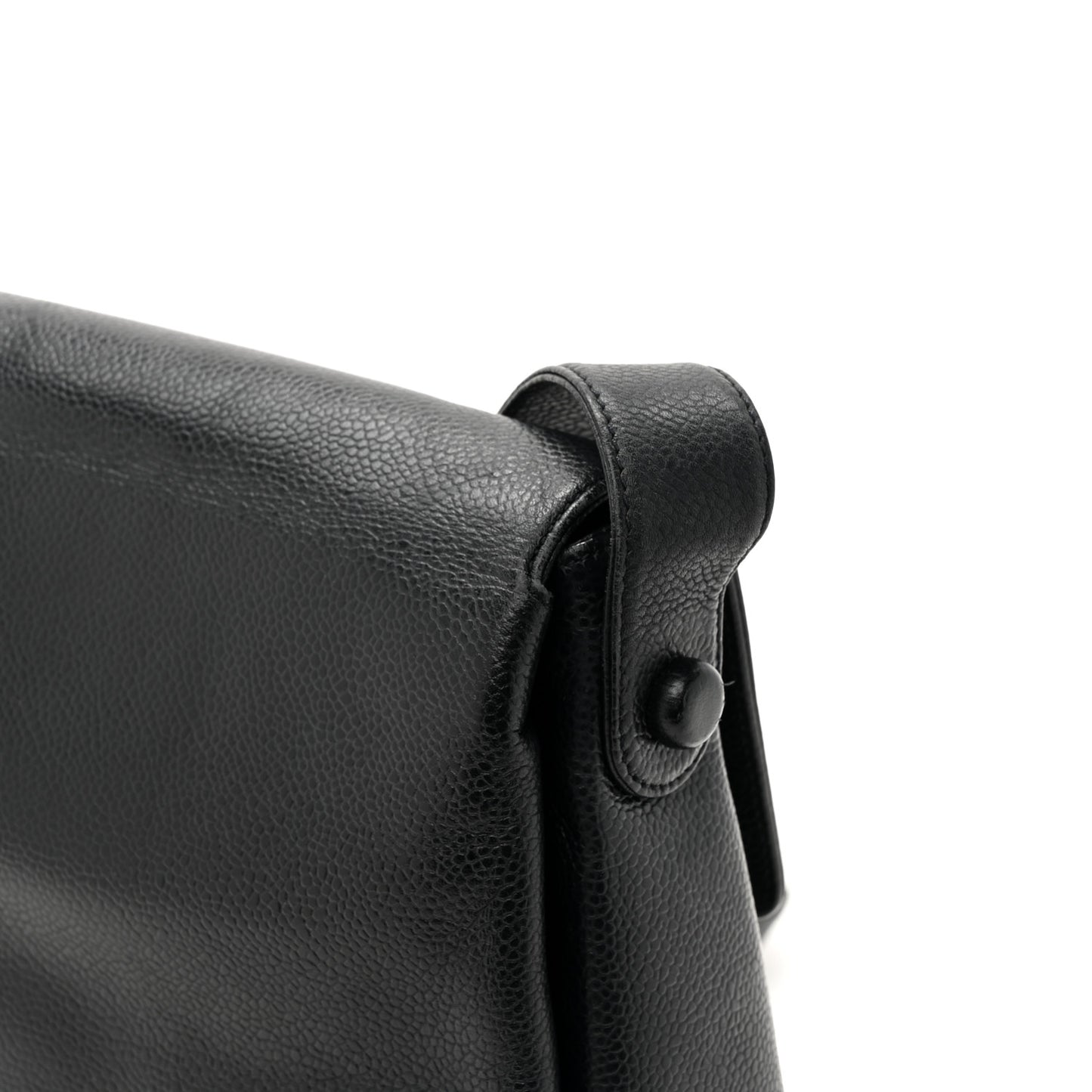 Caviar CC Shoulder Bag Black