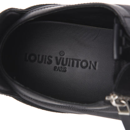 Louis Vuitton Damier Graphite Calfskin Suede Mens Aventure Sneakers 9.5 9 of 13