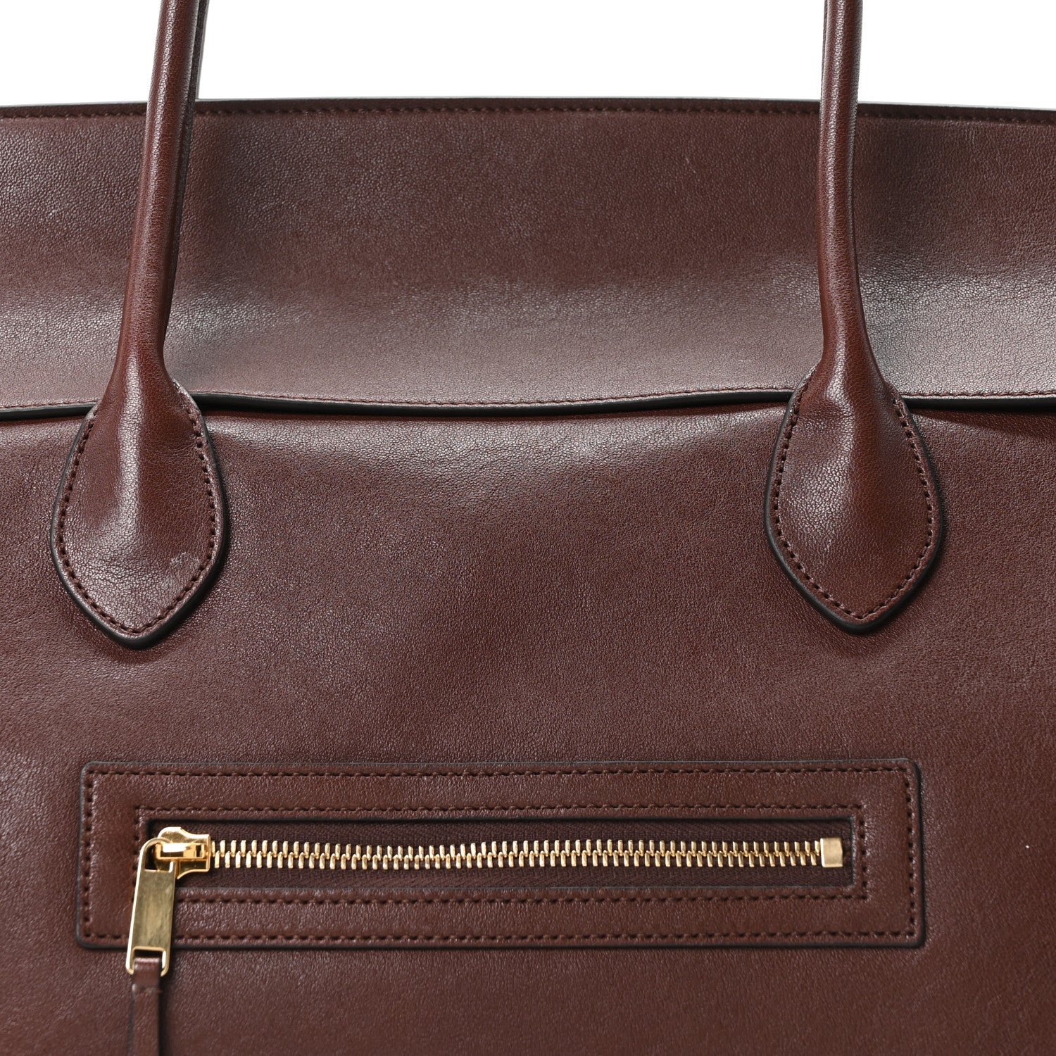 Celine Supple Shiny Lambskin Large New Luggage Brick 8 of 10