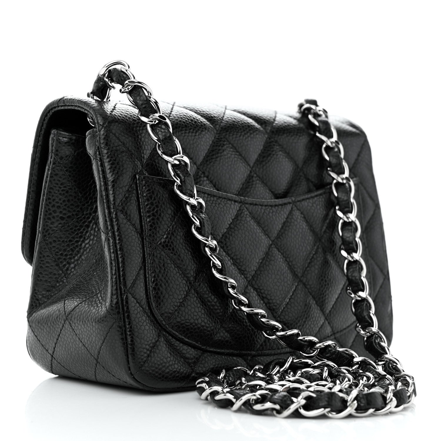 Chanel Caviar Quilted Mini Square Flap Black 3 of 10