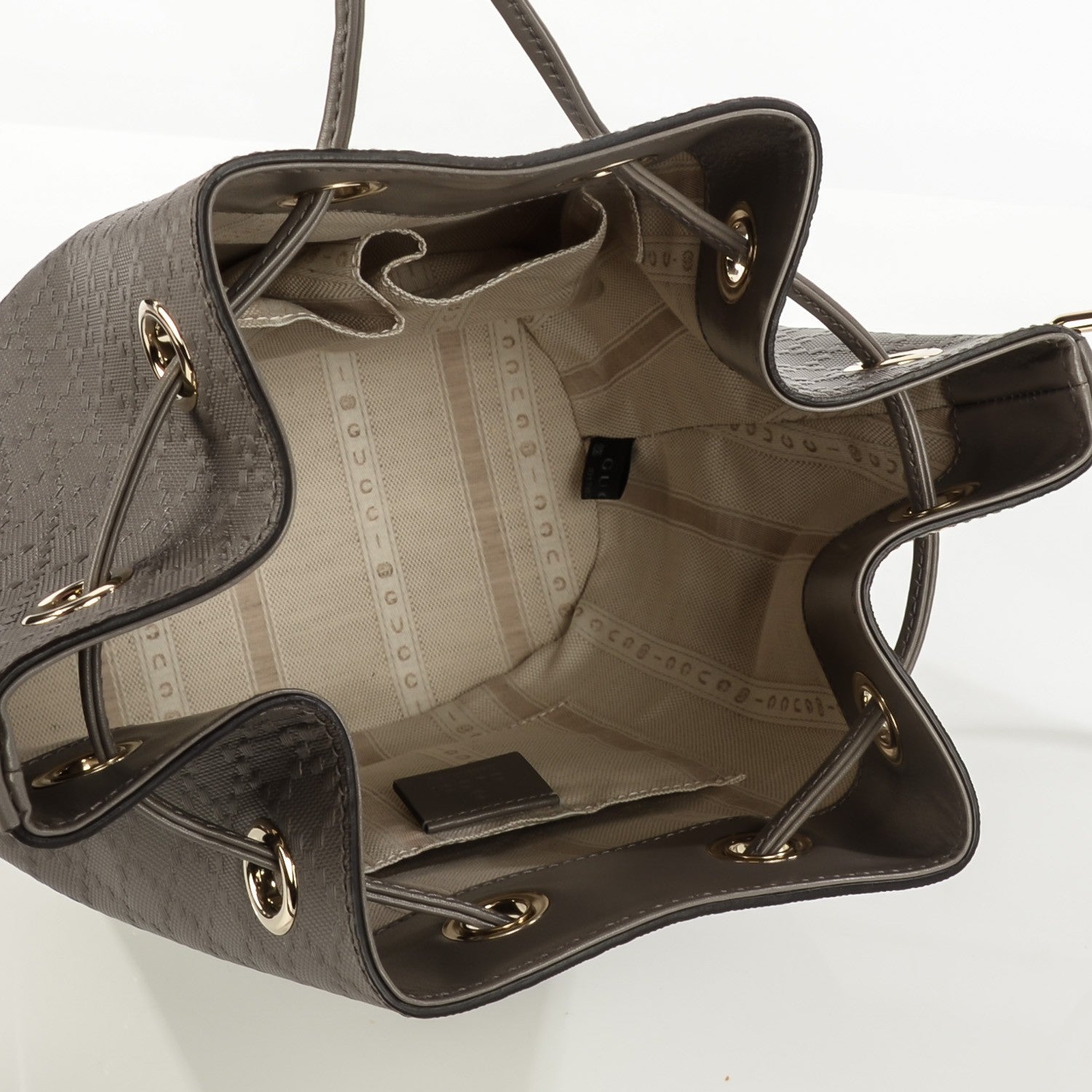 Gucci Bright Diamante Studded Small Bucket Bag Loess 5 of 7