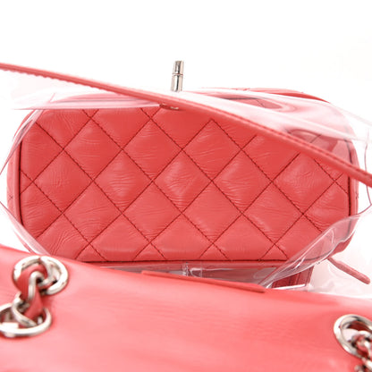 Chanel Crumpled Calfskin PVC Quilted Backpack Pink 6 of 13
