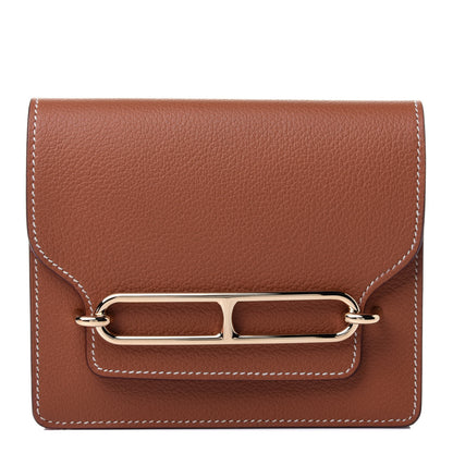 Hermes Evercolor Roulis Slim Wallet Gold 1 of 5