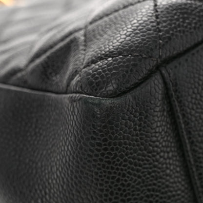 Chanel Caviar Quilted Grand Shopping Tote GST Black 12 of 12