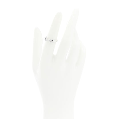 Tiffany 18K White Gold Diamond Infinity Ring 49 4.75 2 of 4