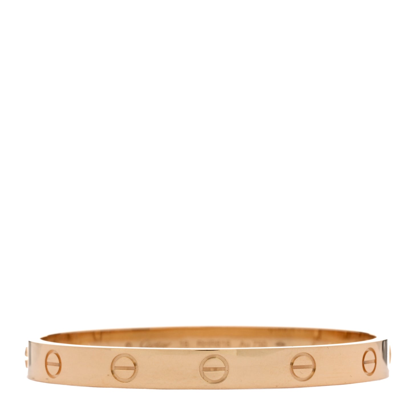 18K Yellow Gold LOVE Bracelet 16