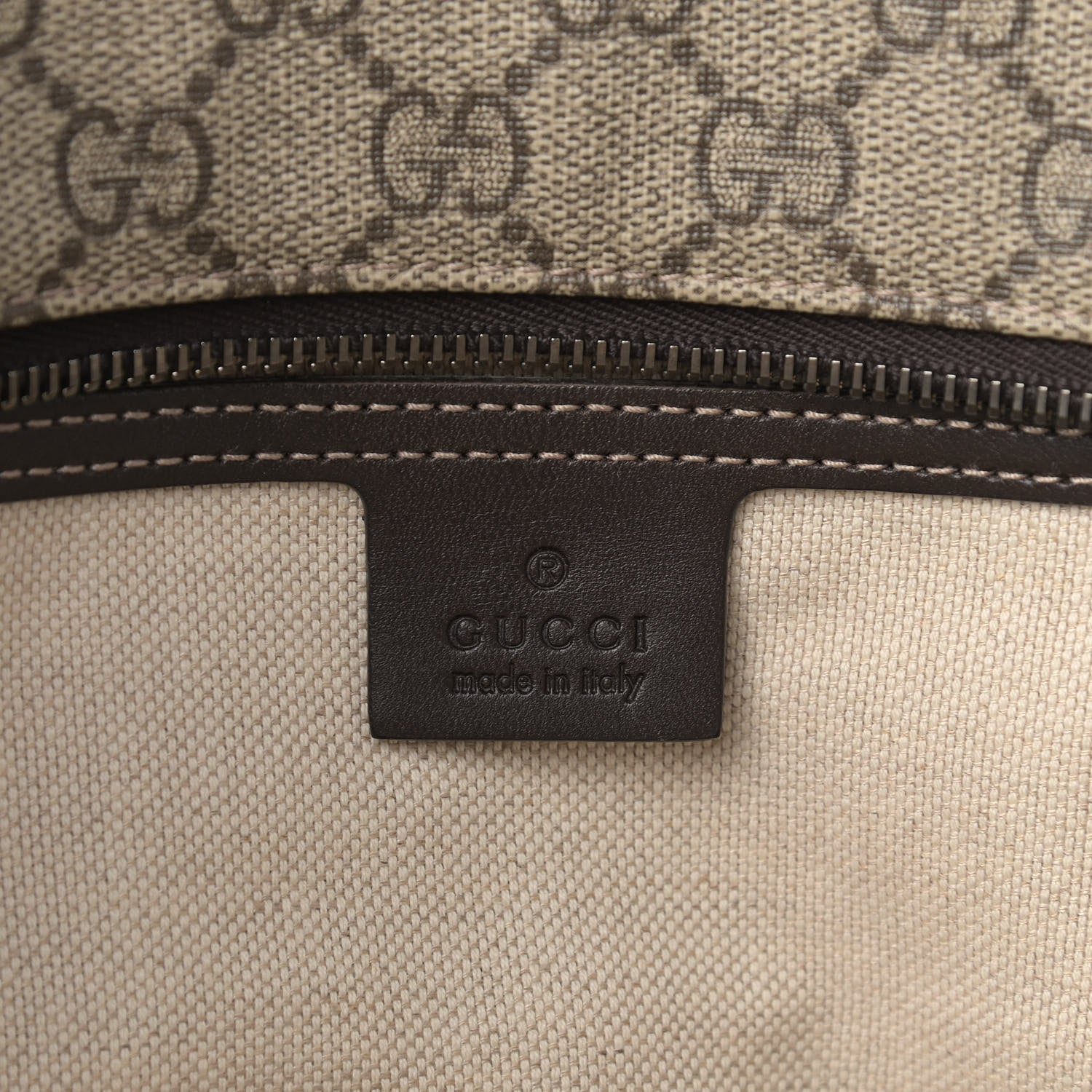 Gucci GG Supreme Monogram Small Joy Tote Dark Brown 6 of 12