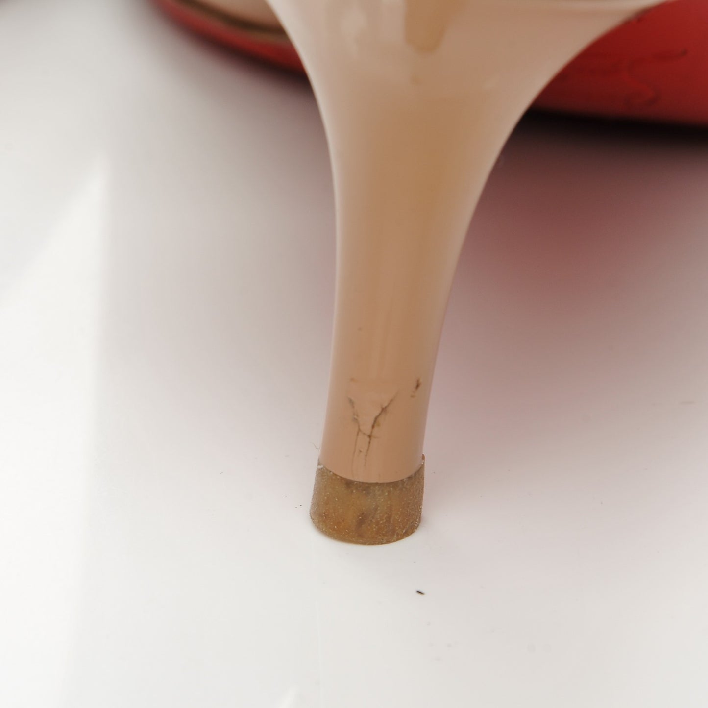 Patent Apostrophy 70 Slingback Pumps 39.5 Nude