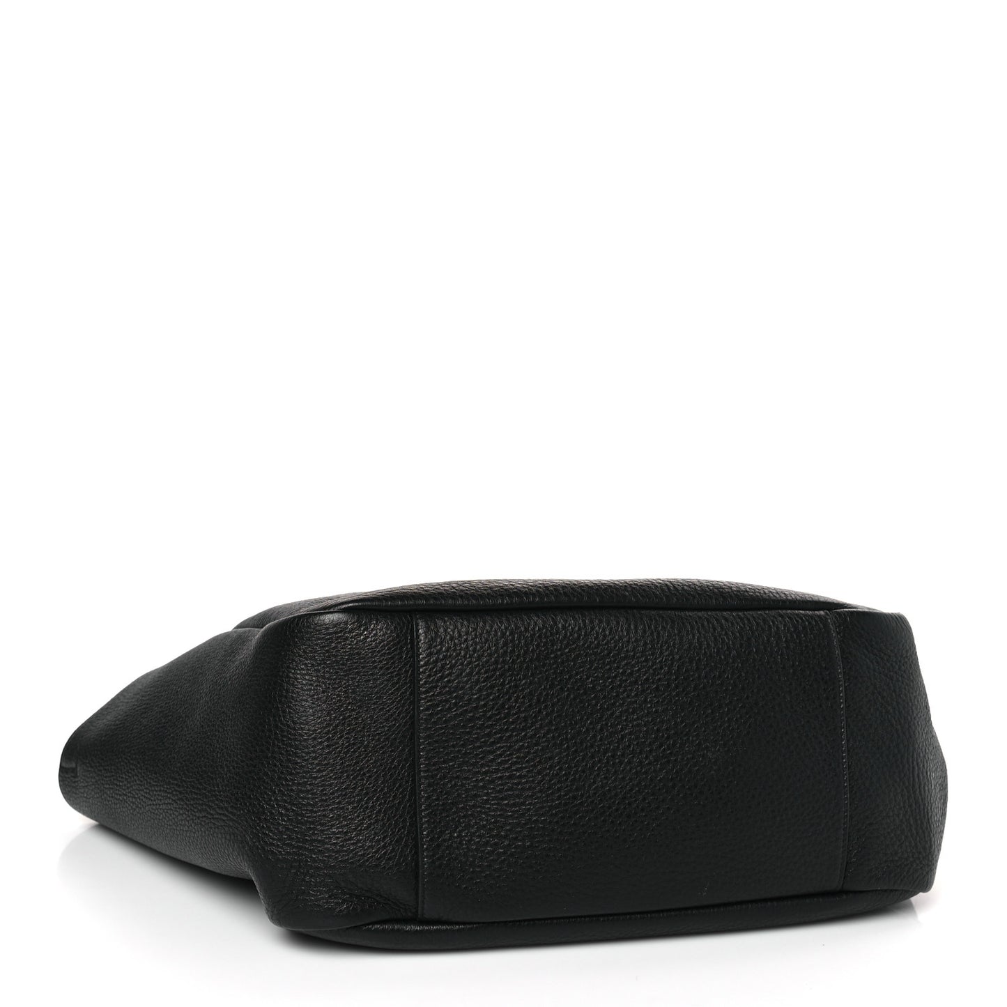 Grained Deerskin Bea Tote Black