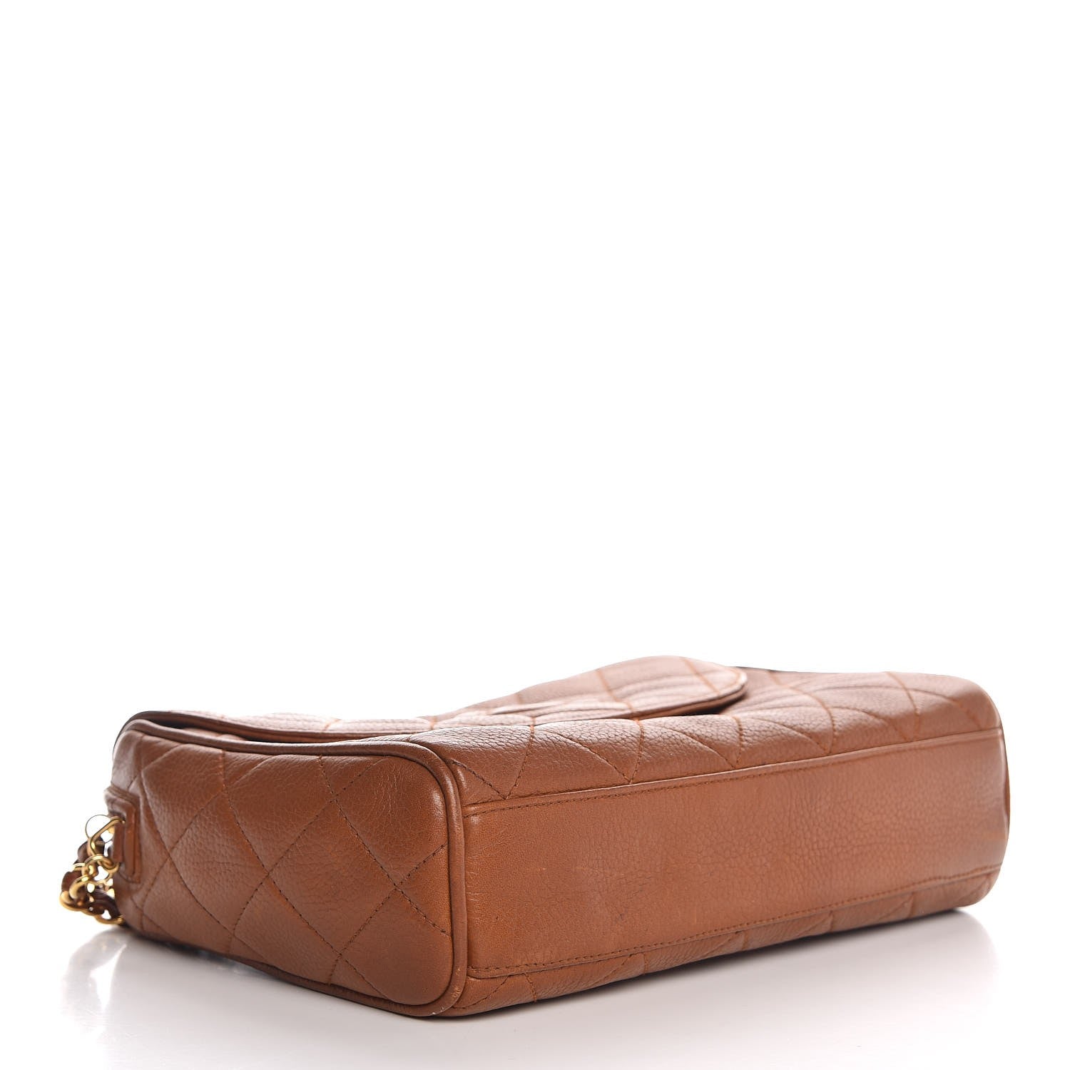 Chanel Caviar Quilted Camera Case Brown 4 of 11