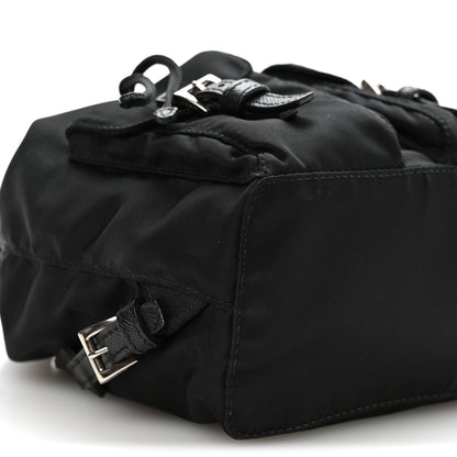 Prada Nylon Vela Mini Crossbody Backpack Black 10 of 11