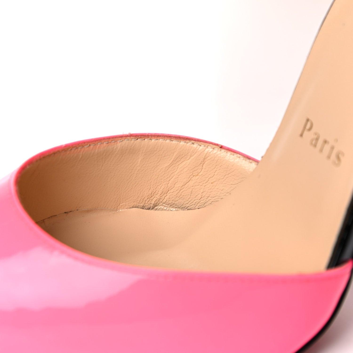 Christian Louboutin Patent Specchio Rivierina 100 Pumps 37 Shocking Pink 11 of 16