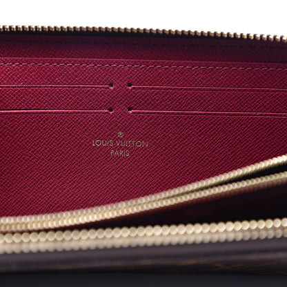Louis Vuitton Monogram Clemence Wallet Fuchsia 5 of 5