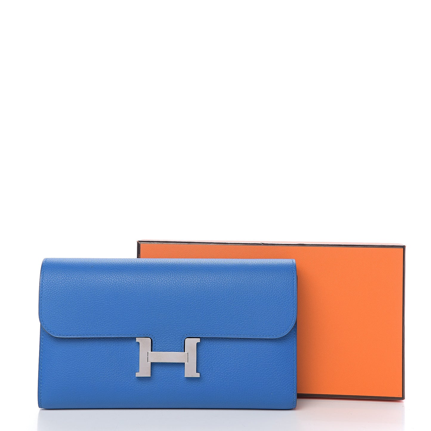 Evercolor Constance Long Wallet Bleu Zellige