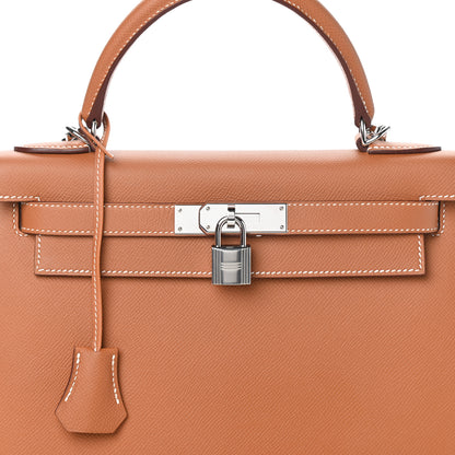 Hermes Epsom Kelly Sellier 28 Gold 8 of 10
