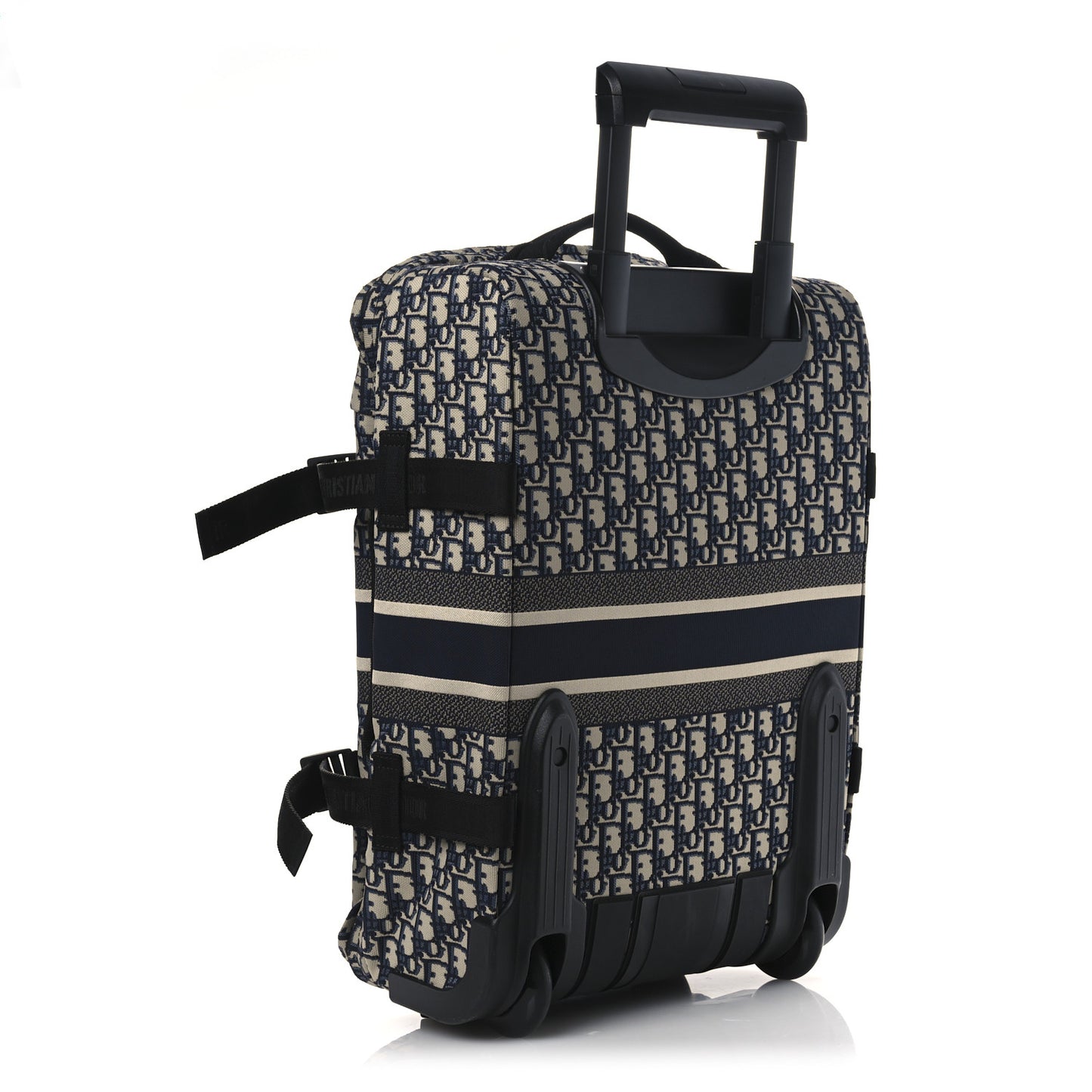 Oblique Small Diortravel Suitcase Blue