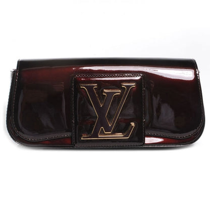 Louis Vuitton Patent Sobe Clutch Amarante 1 of 7