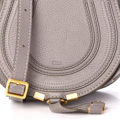 Chloe Calfskin Mini Marcie Round Crossbody Bag Cashmere Grey 11 of 11