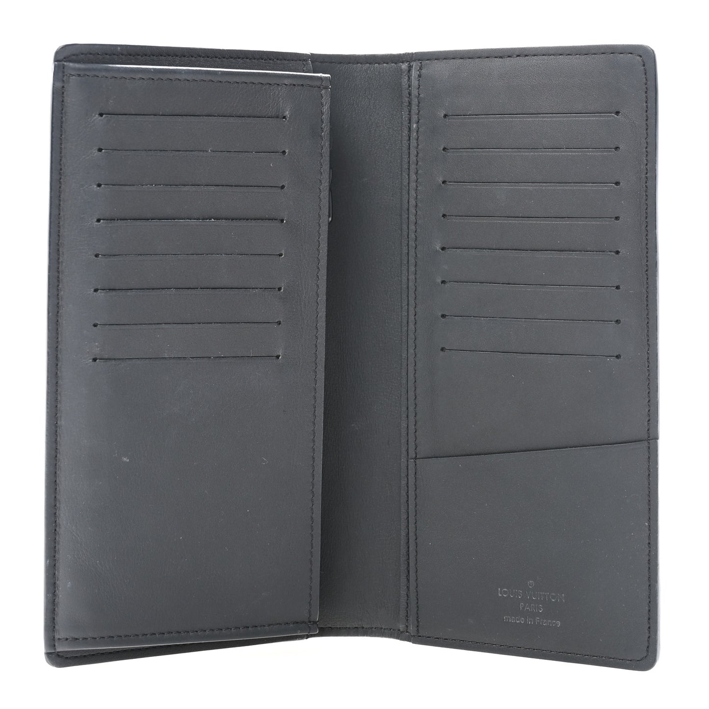 Calfskin Monogram Shadow Brazza Wallet Black