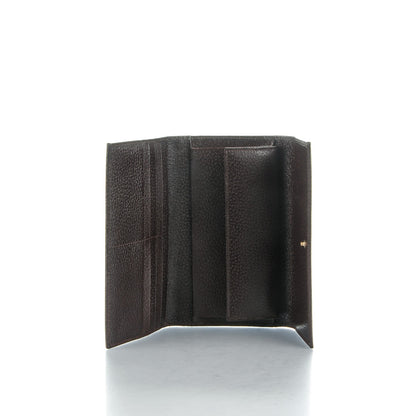 Gucci Monogram Continental Flap Wallet Dark Brown 5 of 7
