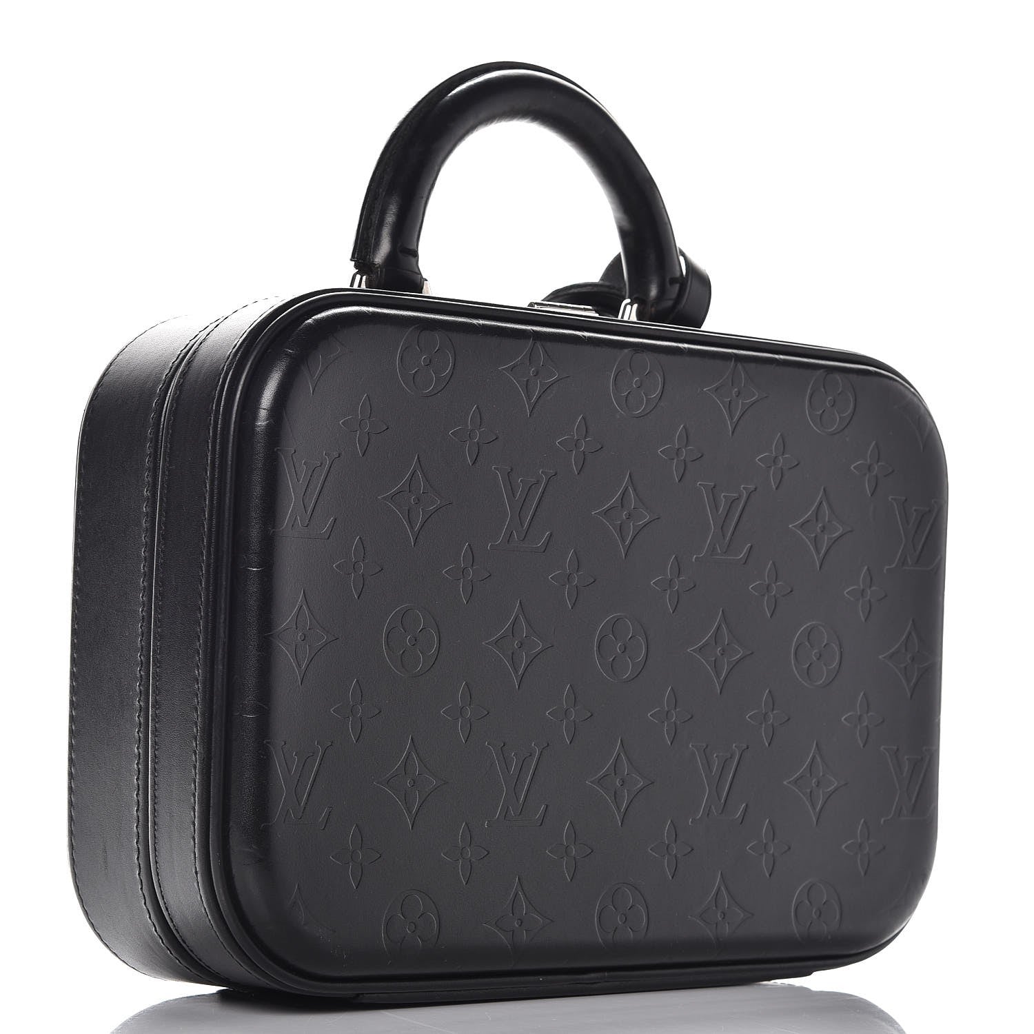 Louis Vuitton Monogram Glace Valisette PM Black 3 of 13