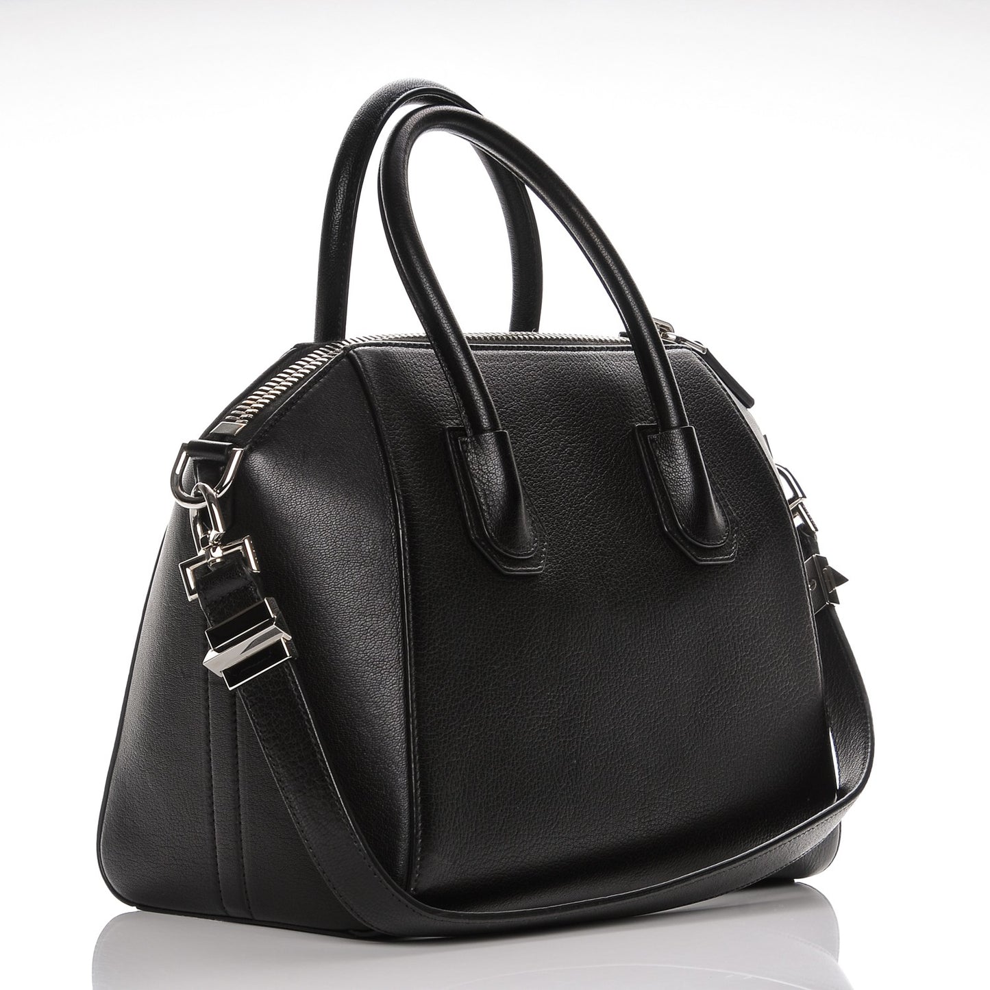 Sugar Goatskin Small Antigona Black