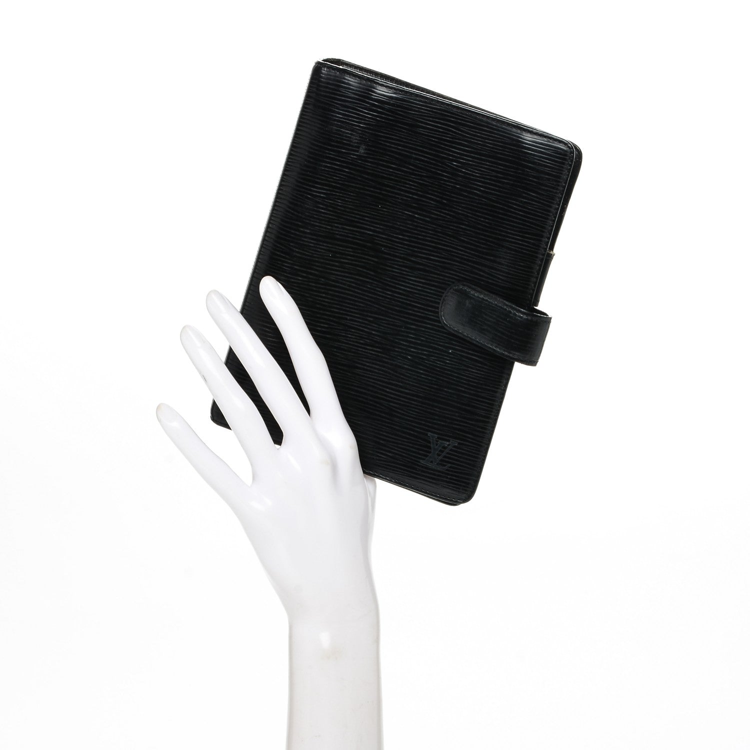 Louis Vuitton Epi Medium Ring Agenda Cover Black 2 of 8