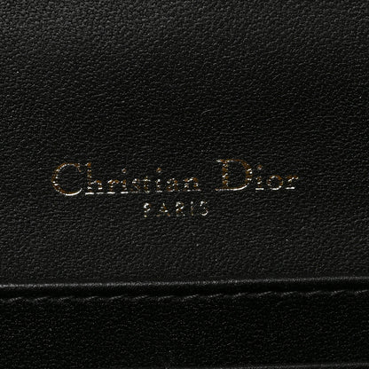 Christian Dior Lambskin Cannage Lady Dior Chain Pouch Black 6 of 8