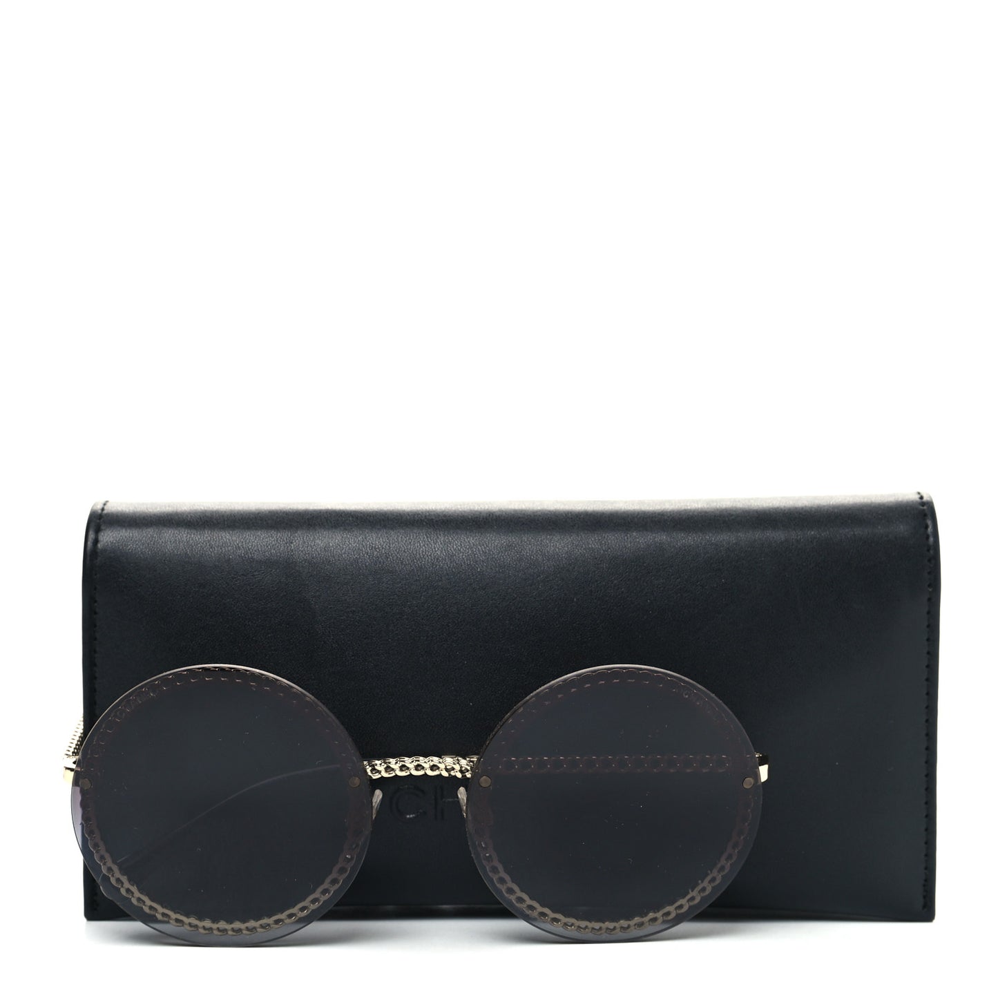Round Chain Sunglasses 4245 Gold