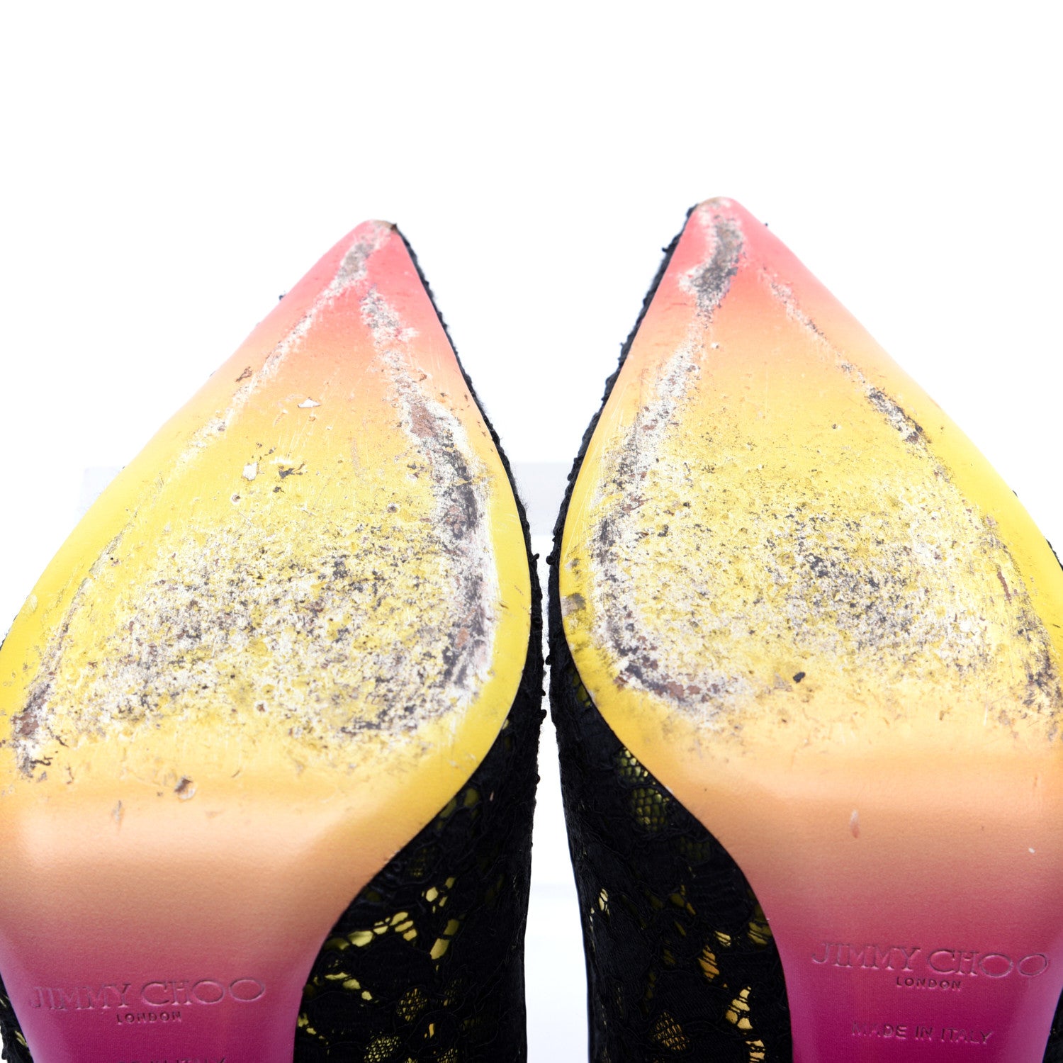 Jimmy Choo X ROB PRUITT Lace Anouk Pumps 38 Multicolor 12 of 12